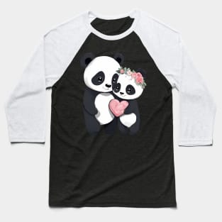 Love Panda Baseball T-Shirt